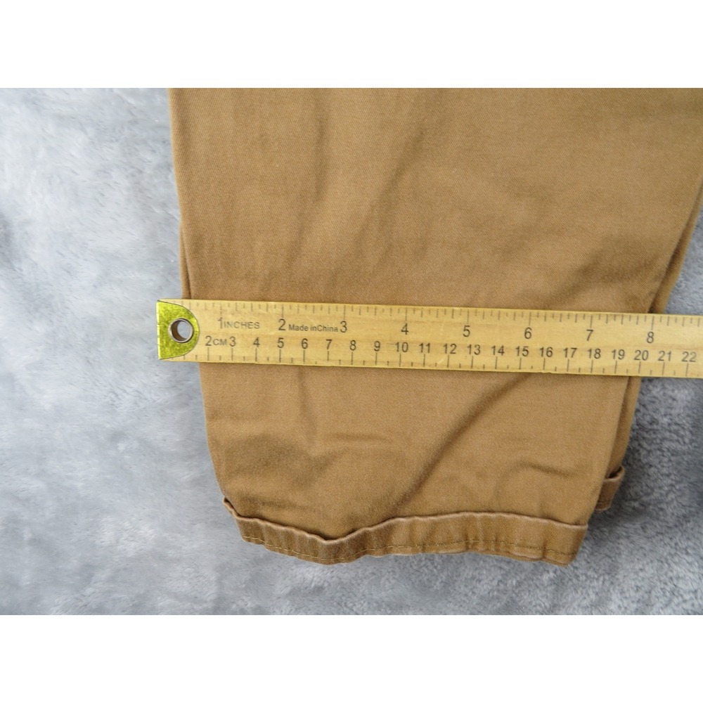 Levis 541 Athletic Taper Pants Mens 36x32 British Khaki Tan Stretch Twill Chino - Picture 6 of 9